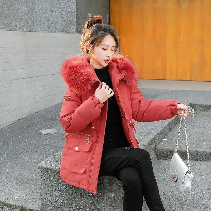 Winter Down Padded Jacket Women's Mid-length Padded Jacket Women's Overcoming Loose Padded Padded Jacket