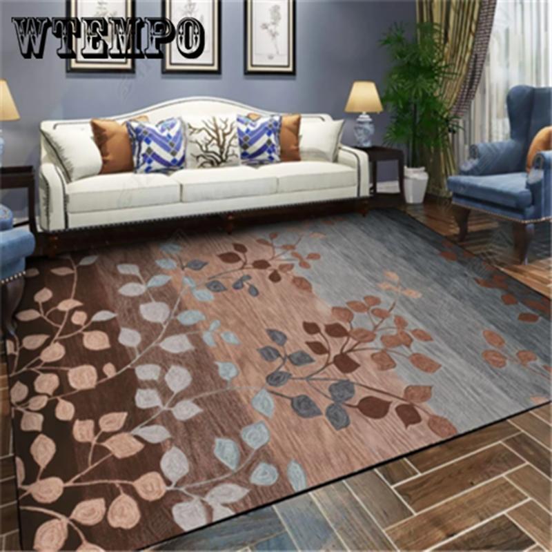 Feather Pattern Printing Carpet Kids Climbing Mat for Kids Bedroom Living Room