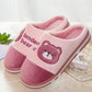 Winter Couple Thickened Non-slip Slippers Warm Indoor Cotton Slippers