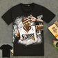 Summer 3D printed short-sleeved T-shirt basketball star T-shirt large size basketball clothes men