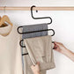 5 Layers Stainless Steel Layers Pants Hanger Tie Clothes Rack Organizer Space Saver Closet