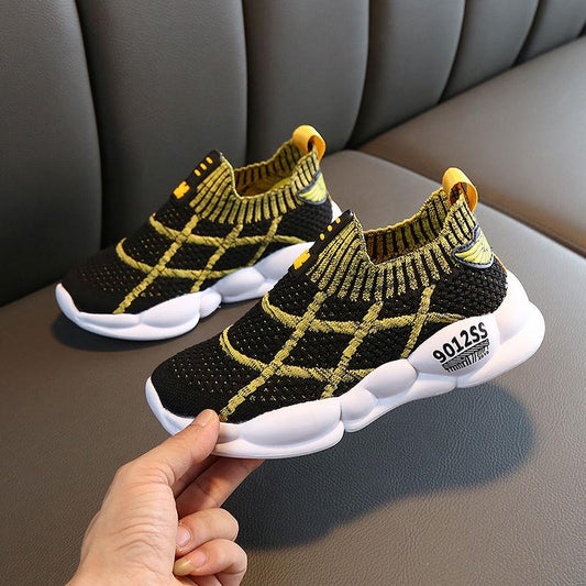 Baby Boys Girls Mesh Solid Ankle Shoes for Children Kids Breathable Casual Sport Shoes Sneakers