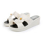 Sandals and Slippers Women Summer Outer Wear Thick Bottom Non-slip Bath Home Beach Shoes Wedge Heel Soft Bottom Ladies Slippers