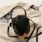 Bucket Bag Shoulder Messenger Bags Casual Female Crossbody Bags Portable PU Leather Multi-Layer Large Capacity Handbag