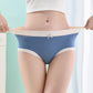 7Pcs/Set Women's Spring All-match Large Size Causal Cotton Briefs Ladies Summer Mid Waist Solid Color Highly Elastic Seamless Underpants