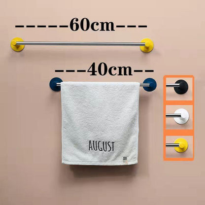 Towel Rack Rag Rack Slipper Rack Bathroom Toilet Towel Bar Kitchen Single Rod Thickened Simple Rack Multi-color Optional Hanging Rack
