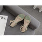 Women's Flat Sandals Summer Rivet Roman Sandals All Match Casual Temperament Sandal Non-slip Comfortable Lightweight Beach Shoes