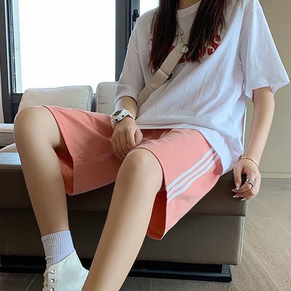 Sports Casual Shorts Women's Summer High Waist Running Loose Five-point Pants