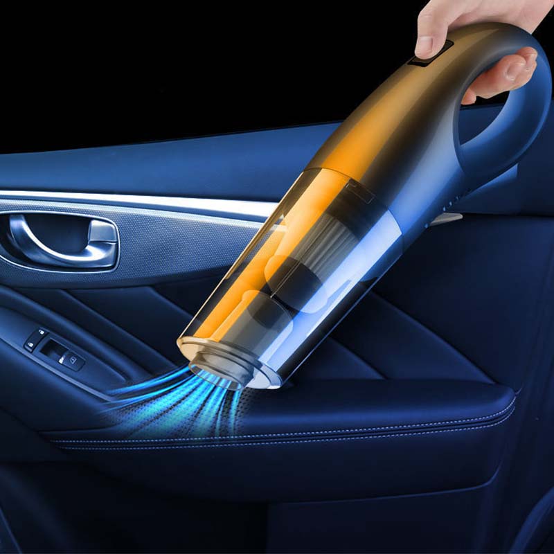 Car Vacuum Cleaner Large Suction Wireless Charging Cleaning Tool Power Home Indoor Small High-power Car Handheld Multi-function Accessories