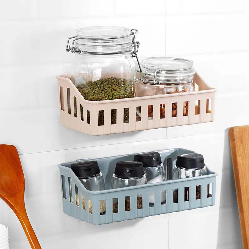 Shelf Adhesive Kitchen Wall Hanging Storage Bathroom Bathroom Storage Rack