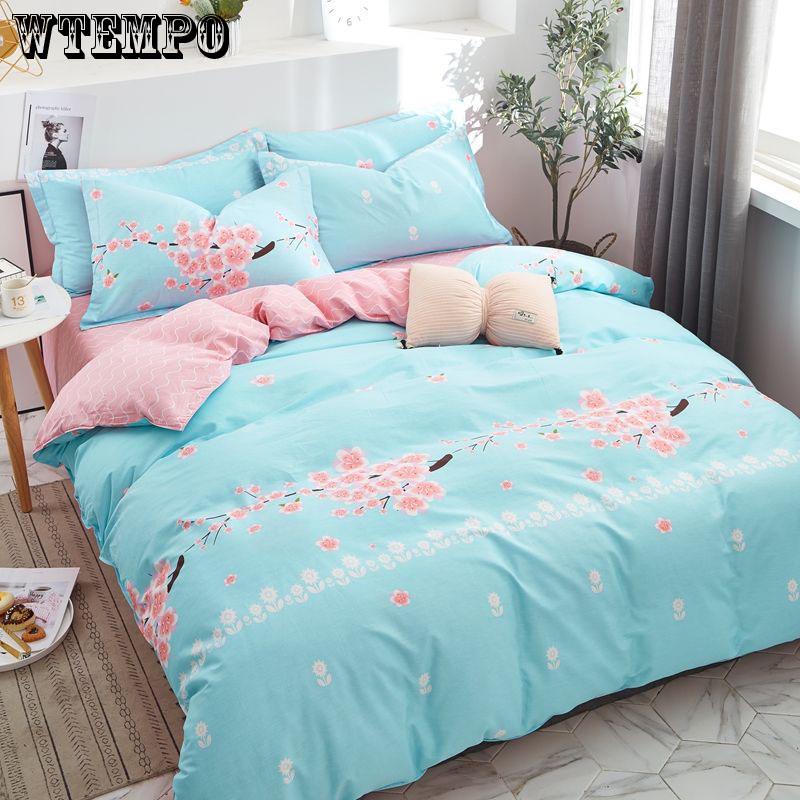 Home Textile Comfortable 3/4 Pcs Bedding Comforter Soft Warm Skin-friendly Bedding Sets