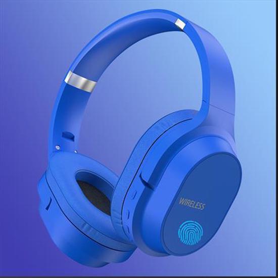 Touch Control Bluetooth 5.0 Headphones Wireless Headset Sports with Mic Support TF Card for Pc Phone