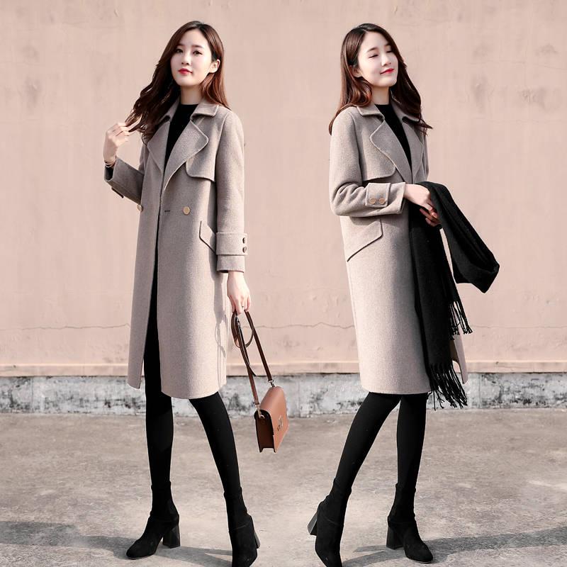 Woolen Coat Women Winter Clothes Women Winter Jacket Women Christmas Wear Plus Size Ladies Outwear