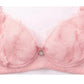 Women's Sexy Lace Underwear Ultra-thin Big Breasts Show Small Female Gathered Anti-sagging Adjustable Straps Beautiful Back Girl's Solid Brassiere