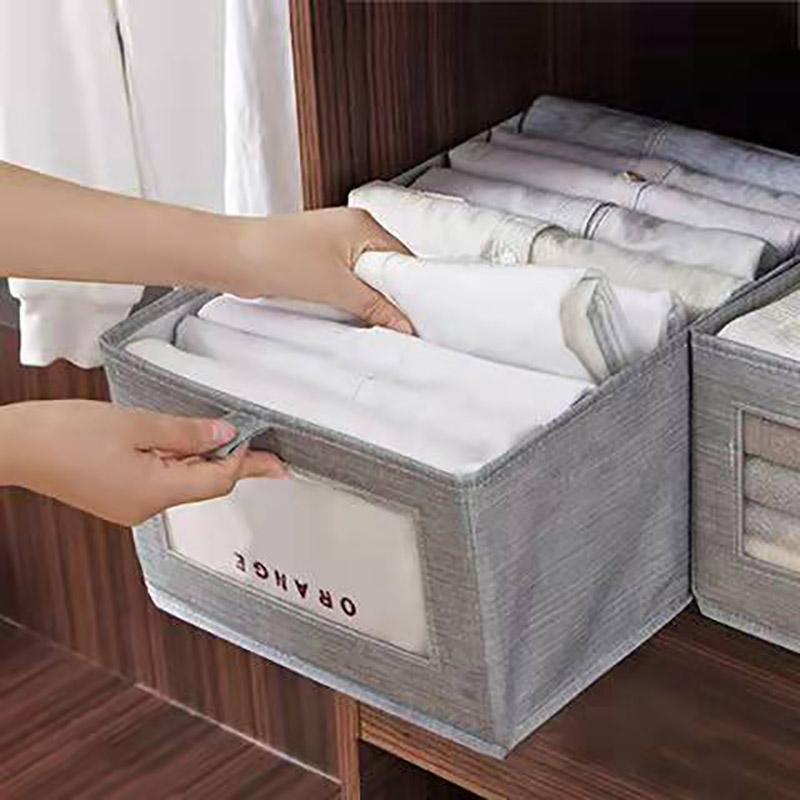 Anti-dust Wardrobe Clothes Storage Box Foldable Home Storage Organizer Bags Portable Storage Bags