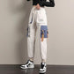 Overalls Women's Spring and Autumn Tied Feet Leisure Plus Size Fat Mm Loose Students Korean Version of The Wild Sports Thin Harlan Trousers