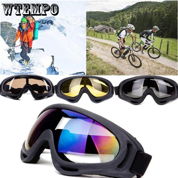 WTEMPO Motorcycle Riding Goggles Outdoor Sport Windproof Glasses Ski Snowboard Goggles Dustproof Mo