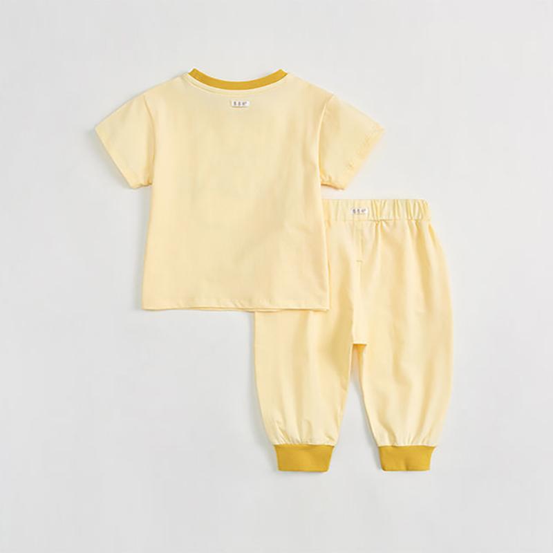 Girls Summer Suit Korean Style Western Style Children's Short-sleeved Pants Thin Two-piece Baby Girl Summer Clothes
