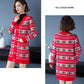 Autumn and Winter Long-sleeved Cardigan Sweater Loose-fitting Outer Wear Mid-length Jacket Jacquard Knitted Female Jacket