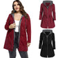 Winter Jackets Hooded Parkas Coat Solid Casual Plus Size Women Warm Jacket