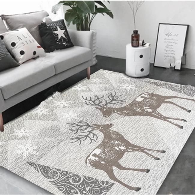 Modern Nordic Style Carpet for Living Room Rectangle Geometric Home Area Rugs Anti-slip Large Carpet