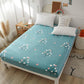 Skin-friendly Cotton Bed Cover Non-slip Fixed Mattress Cover Dust Protection Cover Bedding Cotton Bed Sheet Single Piece