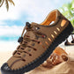 Summer Breathable Men's Mesh Shoes Men's Soft Sole Sports and Leisure Hollow Shoes