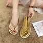 Flip-flops Female Summer Wear Korean Fashion All-match Sandals and Slippers Rhinestone Personalized Flip-flops Non-slip Beach Shoes