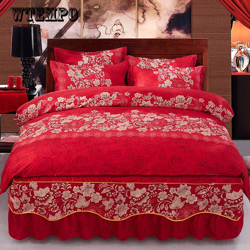 BrandNew Quilted Thick Bed Skirt Twin Queen  size Bed set Bedsheet mattress cover Pad Double