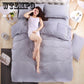 Four-piece Winter Warm Padded Cotton Soft Bedroom Home Textile Set Flannel Kit