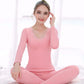 Set of Thermal Underwear Women Plus Velvet Thickening Body Autumn Clothes Long Trousers Winter Bottoming Shirt