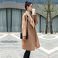 Spring and Autumn Woolen Coat Women Loose Casual Fashion Coat