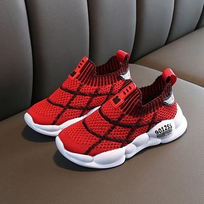 Baby Boys Girls Mesh Solid Ankle Shoes for Children Kids Breathable Casual Sport Shoes Sneakers