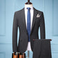 Two-piece Suit Men's Suit Jacket Trousers Spring and Autumn Small Suit Business Casual Best Man Groom Dress