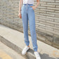 Women's Summer Thin Tencel Jeans Loose Drawstring Leggings Elastic High Waist Straight Pants Sports Casual Pants Harem Trousers Cropped pants
