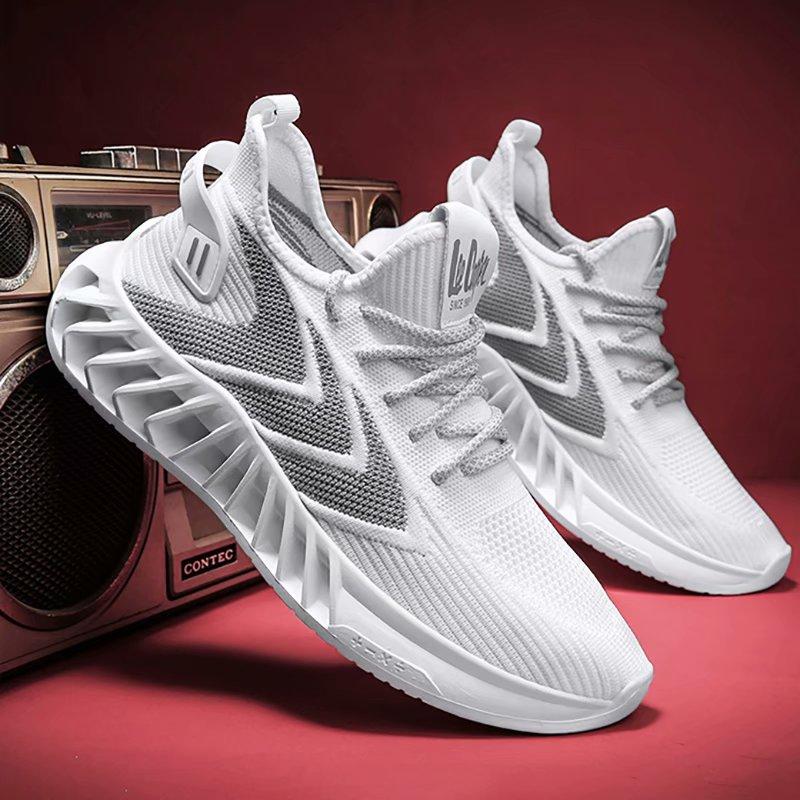 KYLIN Men's Shoes Casual Sports Shoes Flying Shuttle Breathable Blade Cushioning Tide Shoes Mesh Tennis Shoes