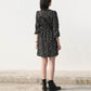 French Retro V-neck Floral Dress Female Spring Summer Temperament Wild Waist Was Thin Short Skirt