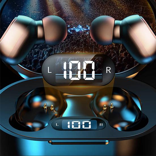 TWS Bluetooth Headphone Invisible Binaural Ear Small Mini Universal Wireless Headset Long Standby