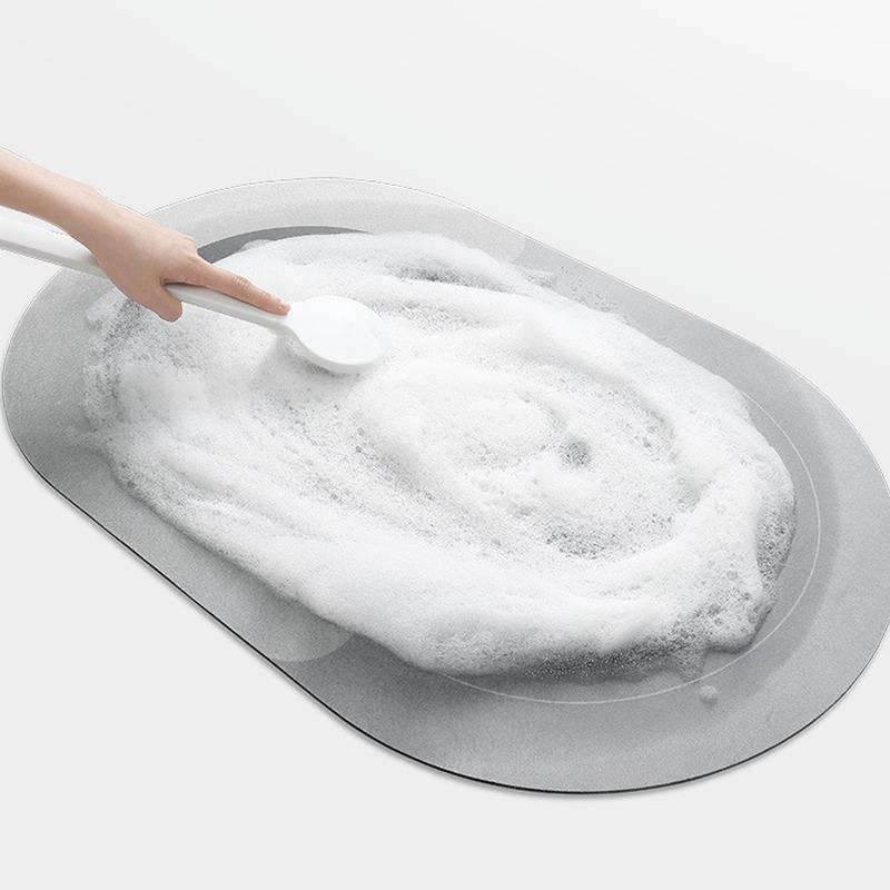 Nano Diatom Mud Soft Mat Diatomite Absorbent Foot Mat Quick-drying Household Bathroom Bathroom Non-slip Mat Door Mat
