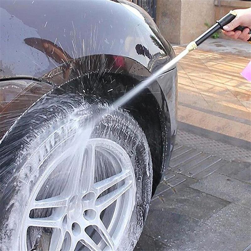 High Pressure Water Gun Set Car Wash Gun and 15m Hose Household Gardening Portable Watering Gun Watering Tool