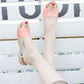 Comfortable and Soft Mother Sandals Women's Beach Shoes Women's Hole Shoes Wedges Open-toe Sandals Non-slip Women's Sandals