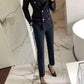 Spring and Autumn Suit Two-piece Suit Temperament Business Wear Fashion British Style Casual Work Wear Formal Jacket Women