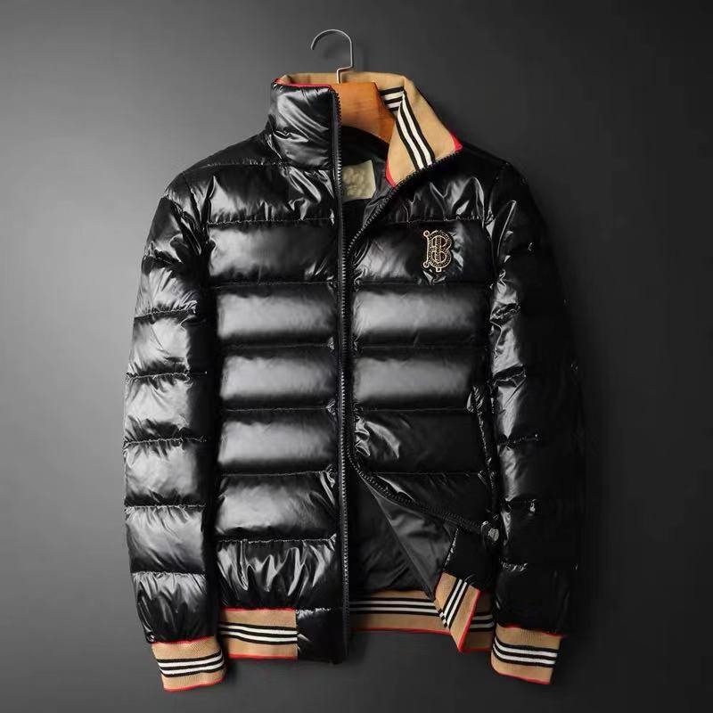Thick Warm Outdoor Windproof Men's Down Jacket Fashion Trend Short Stand Collar White Duck Down Men's Jacket