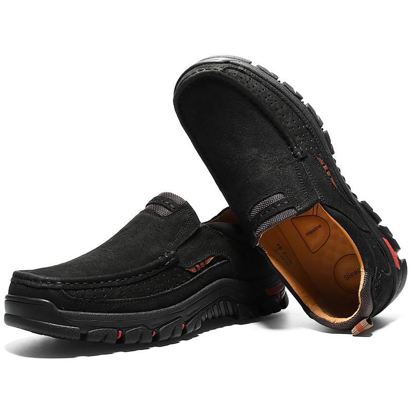 Outdoor Shoes Youth Shoes Leather Shoes Casual Men's Shoes Fashion Non-slip Walking Shoes 38-48