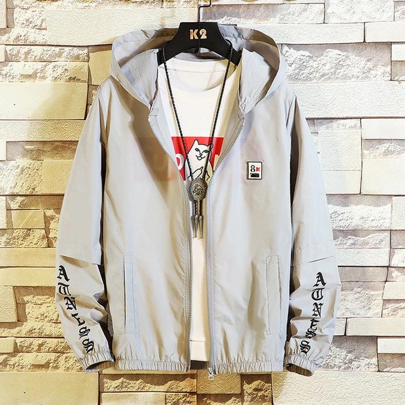 Sun Protection Clothing Men's Jacket Ultra-thin Breathable UV Protection Men's Skin Clothing Summer Outdoor Windbreaker Men