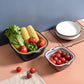 Double-layer Kitchen Sink Drain Basket Pot Assortment Vegetable Washing Basket Household Living Room Plastic Fruit Bowl Washing Fruit Plate