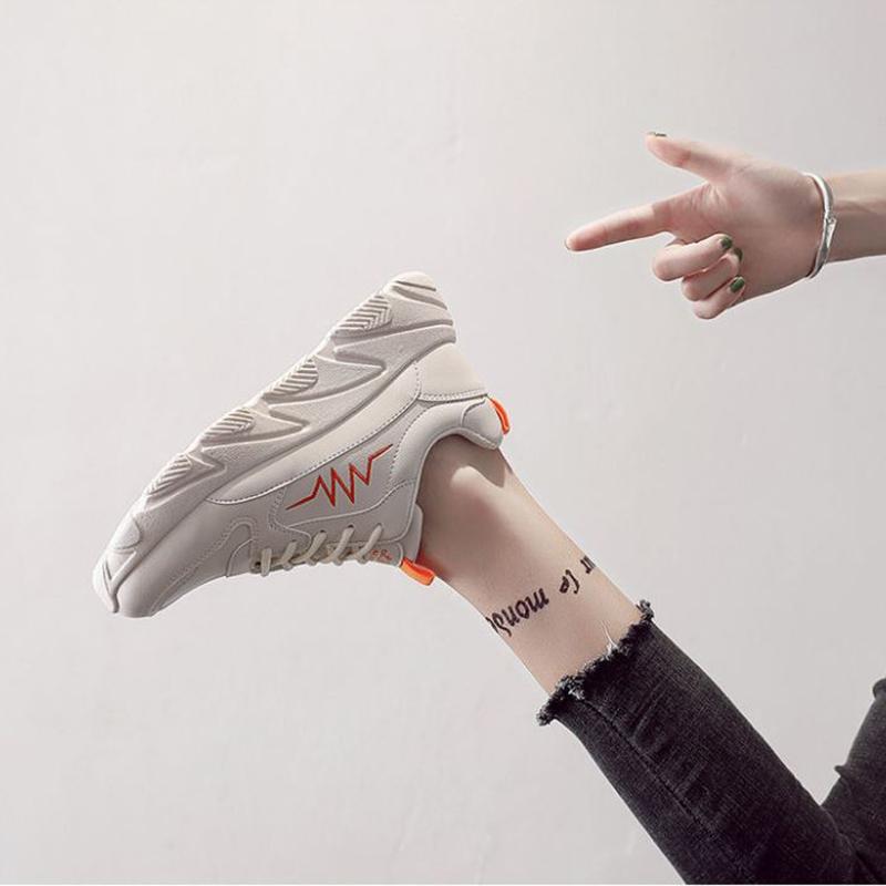 Shoes  Female Students Korean Version Wild Spring Mesh Old Sneakers Increased Sneakers Casual Shoes