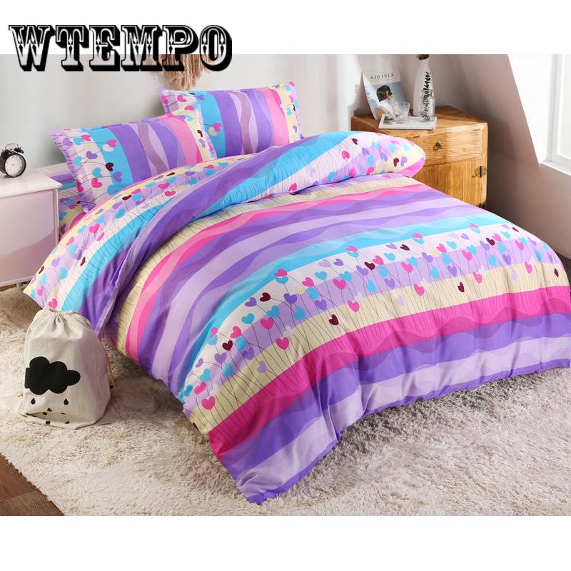 Pink Dot Duvet Cover Pillowcases Set  Twin/Full/Queen Size Bedding Set Comforter Cover Set