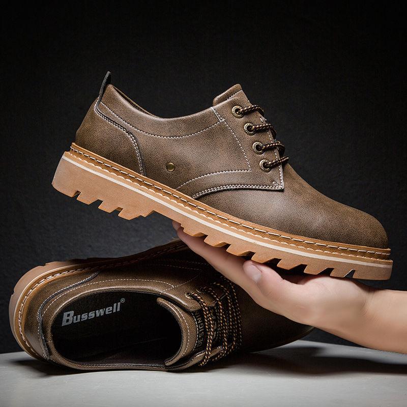 Autumn New Martin Boots Warm Men's Boots Retro Casual Shoes Short Boots