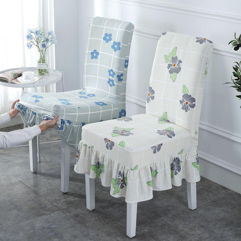 2/4/6Pcs  Elastic Stretchable Dining Chair Cover Printed Chair Covers for Dining Room Kitchen Living Room